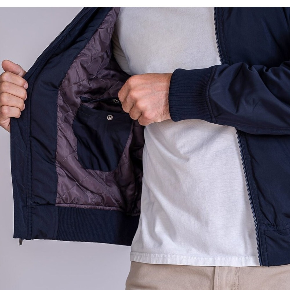 Fossa Apparel 1518 Wingover Bomber / Flight Jacket Sz Medium Marine Squadrom 163 - Picture 4 of 15